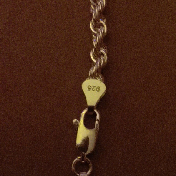 925 Stamped 30" Rope Chain - Picture 8 of 8